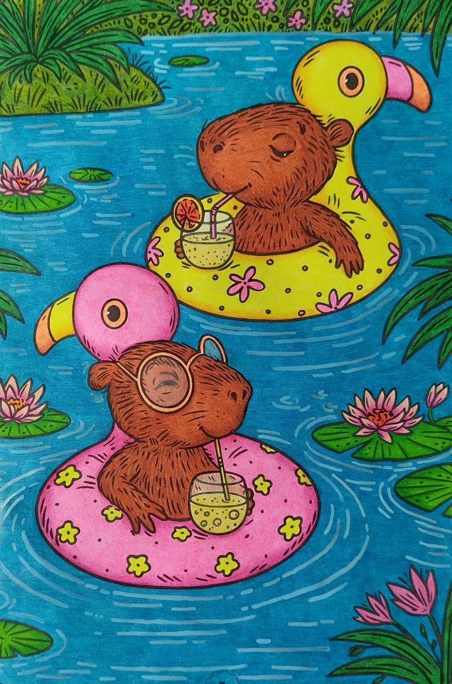 Работа от Daria_coloring_hobby