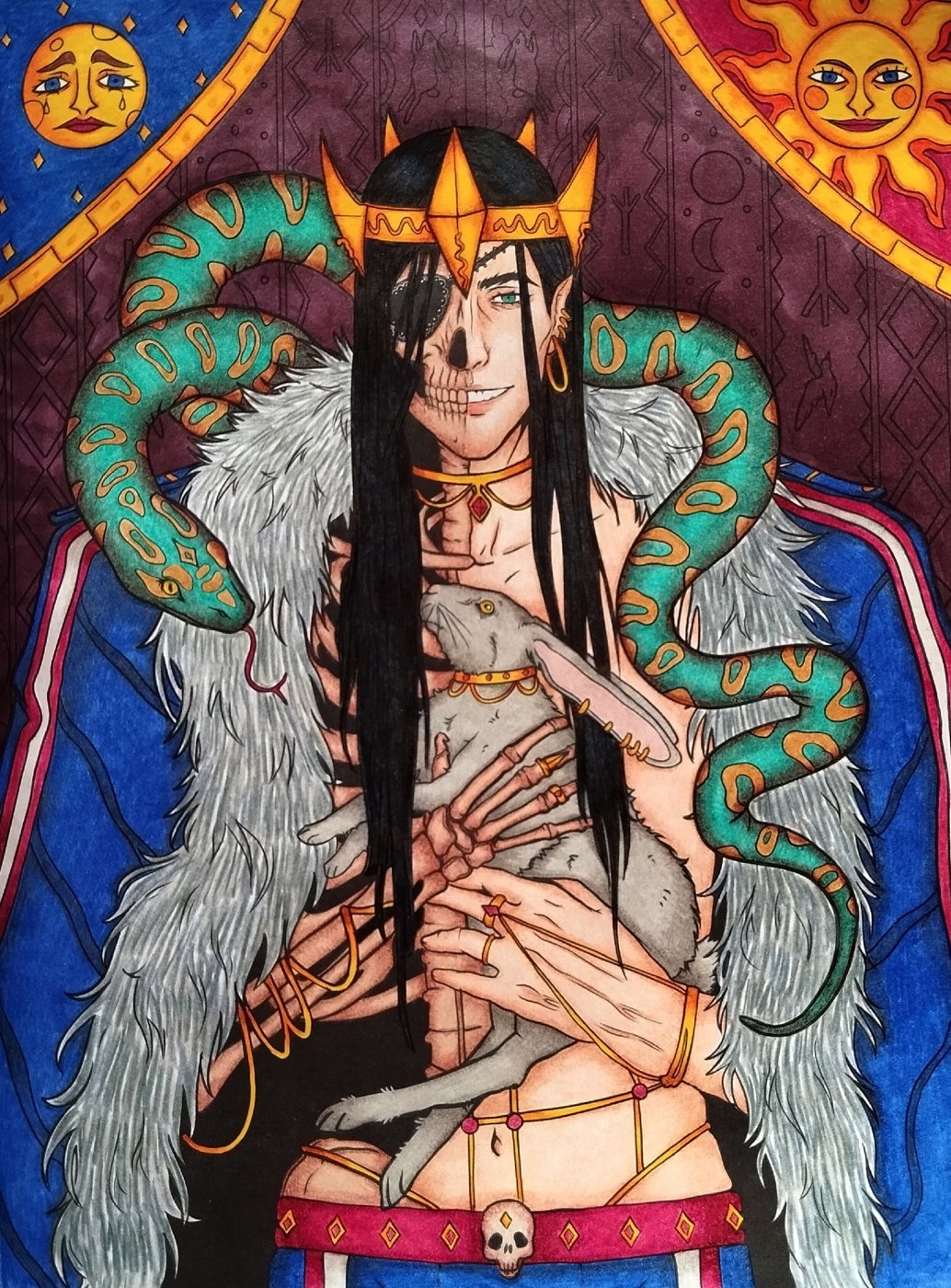 Работа от Daria_coloring_hobby