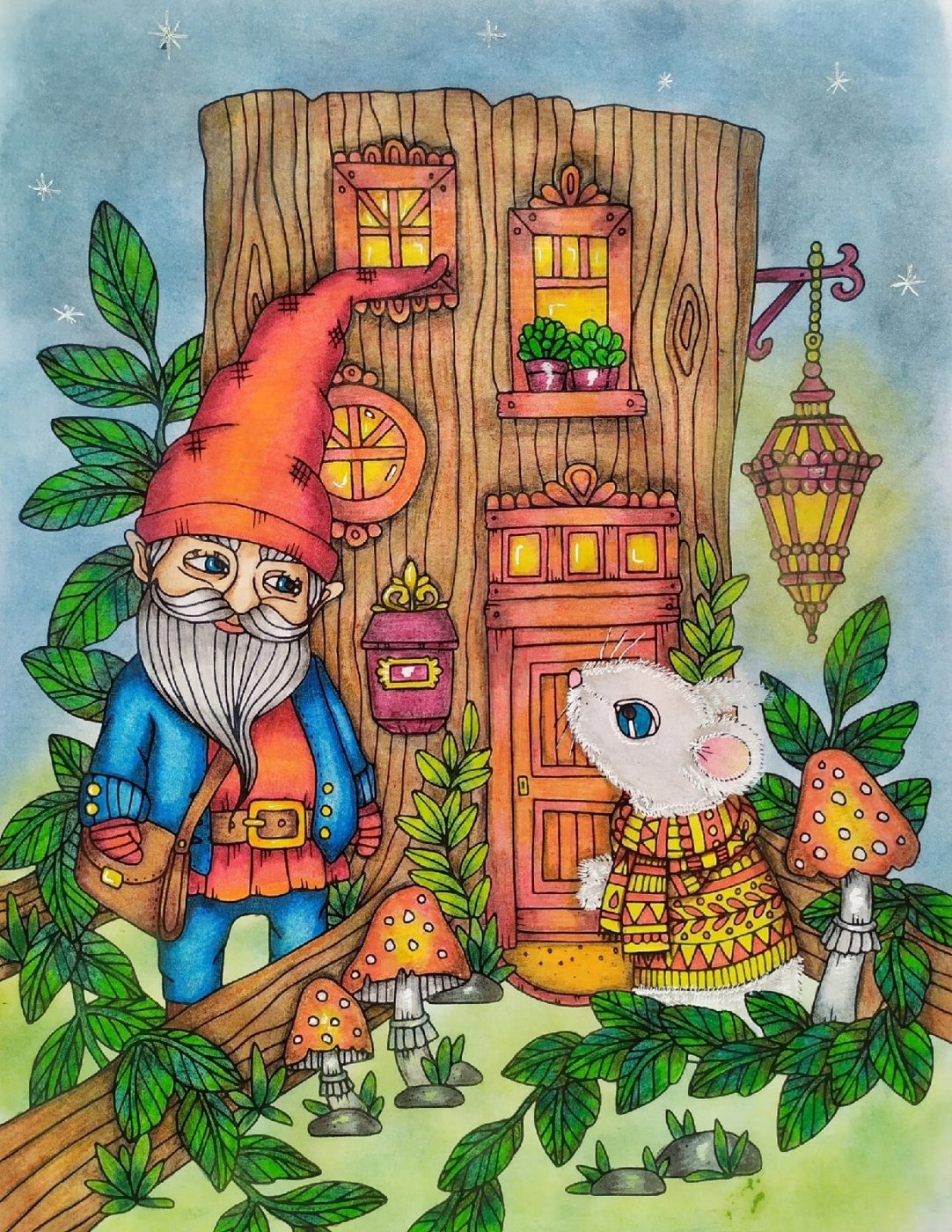Работа от Daria_coloring_hobby