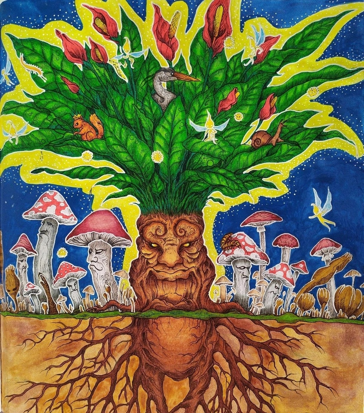 Работа от Daria_coloring_hobby