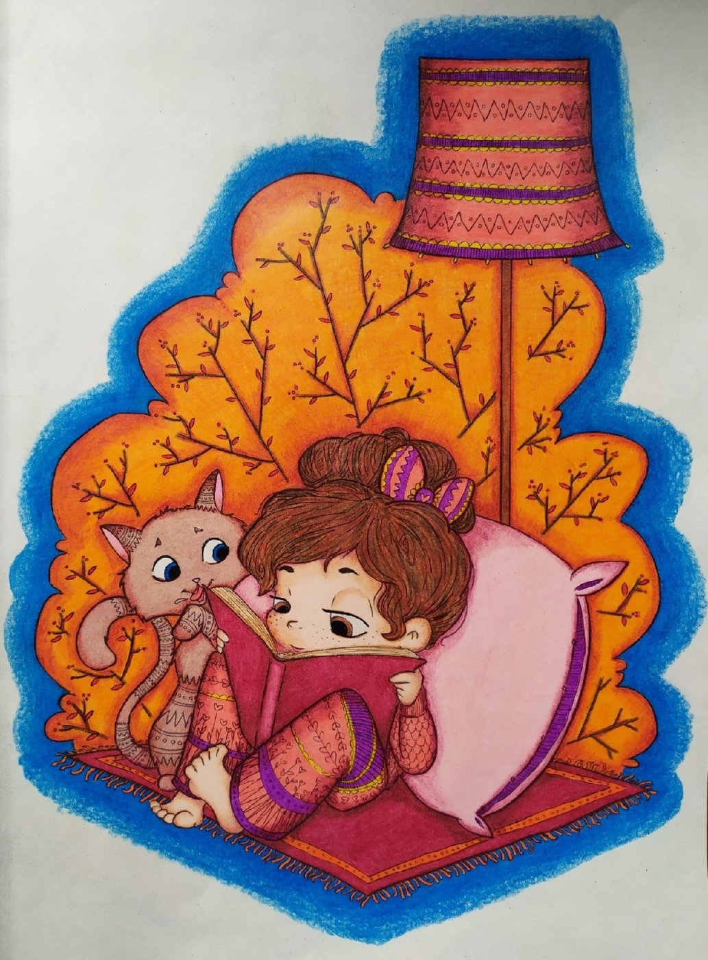 Работа от Daria_coloring_hobby