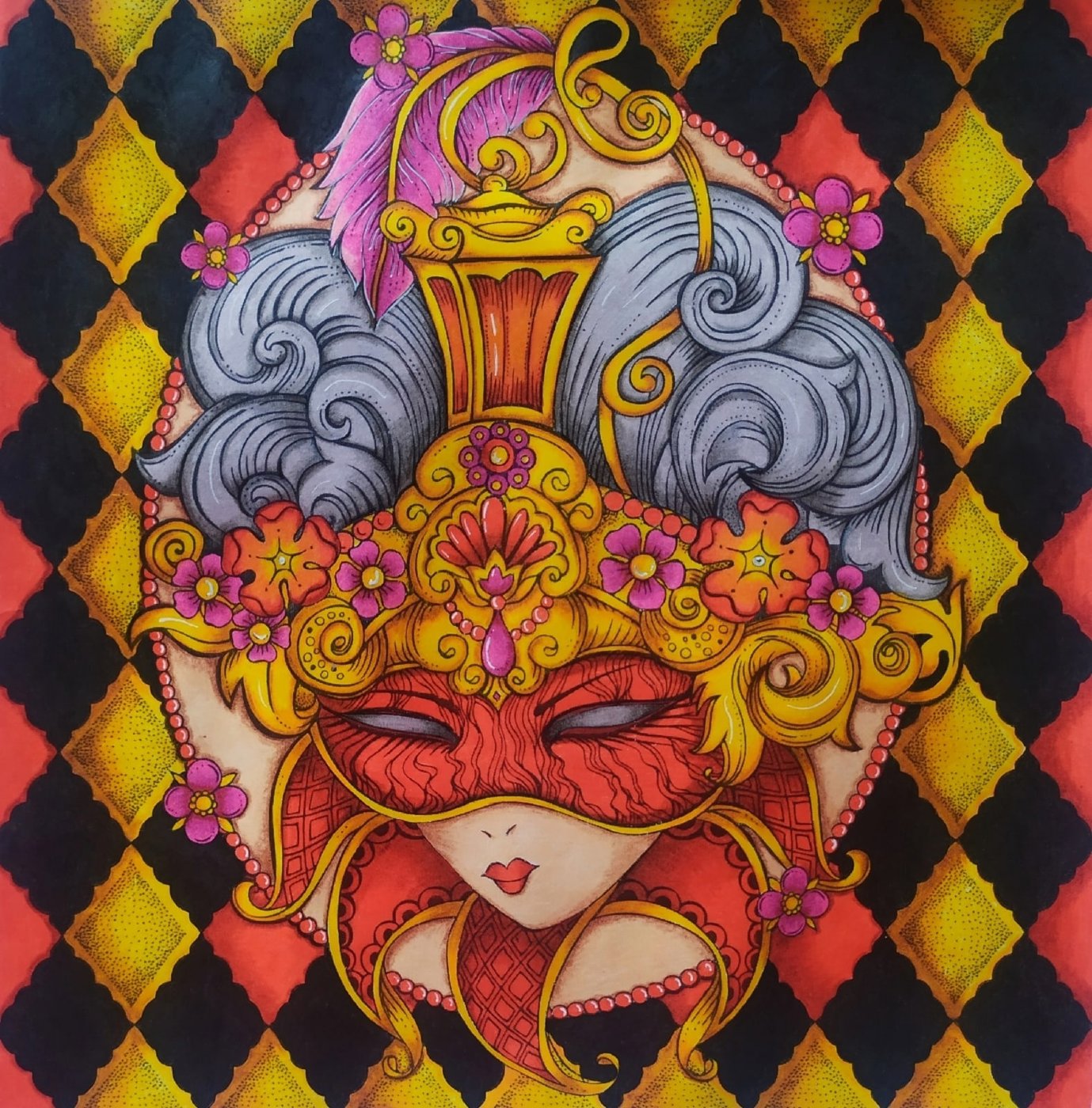 Работа от Daria_coloring_hobby