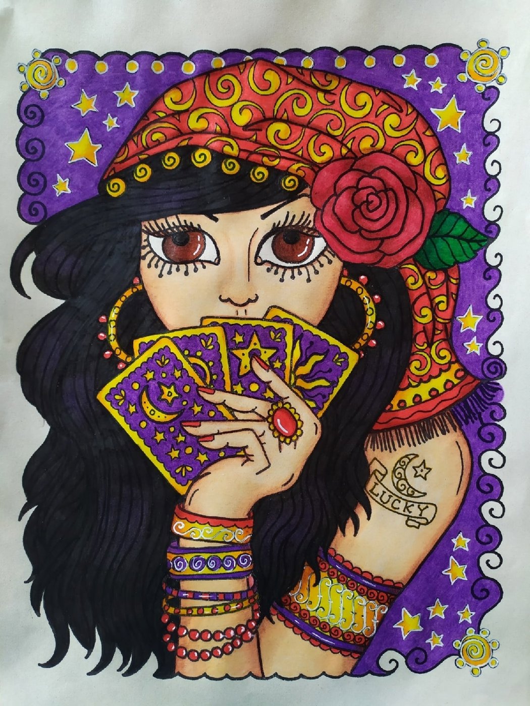 Работа от Daria_coloring_hobby