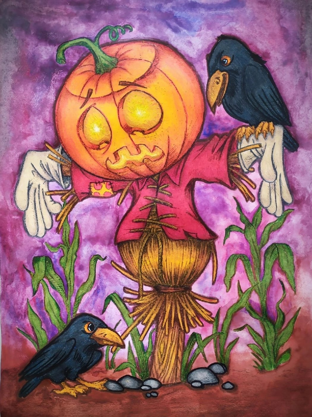 Работа от Daria_coloring_hobby