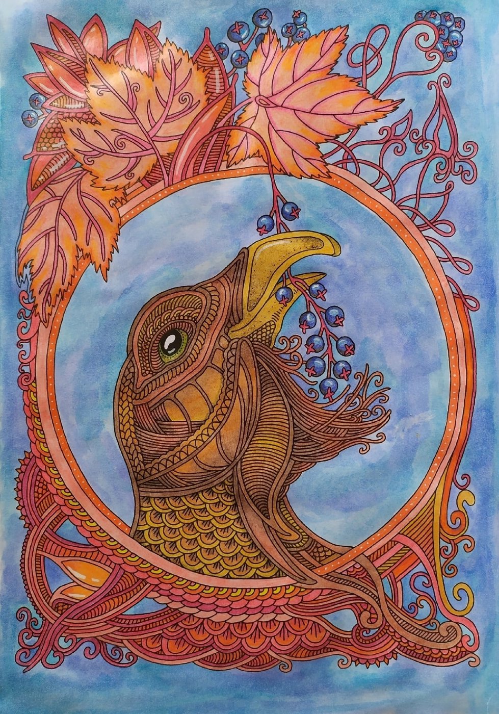 Работа от Daria_coloring_hobby