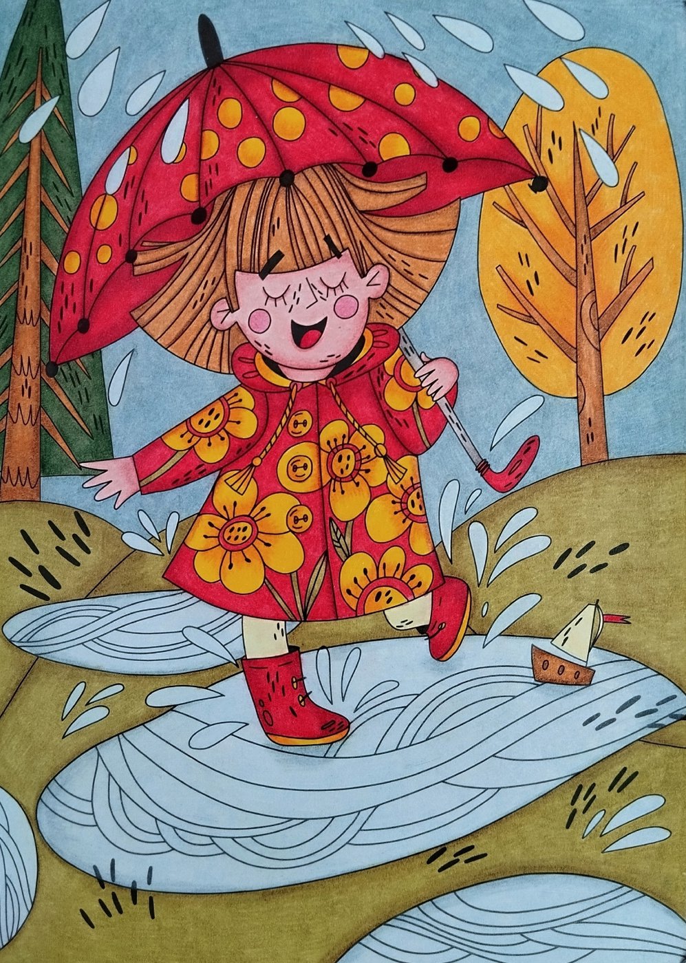 Работа от Daria_coloring_hobby