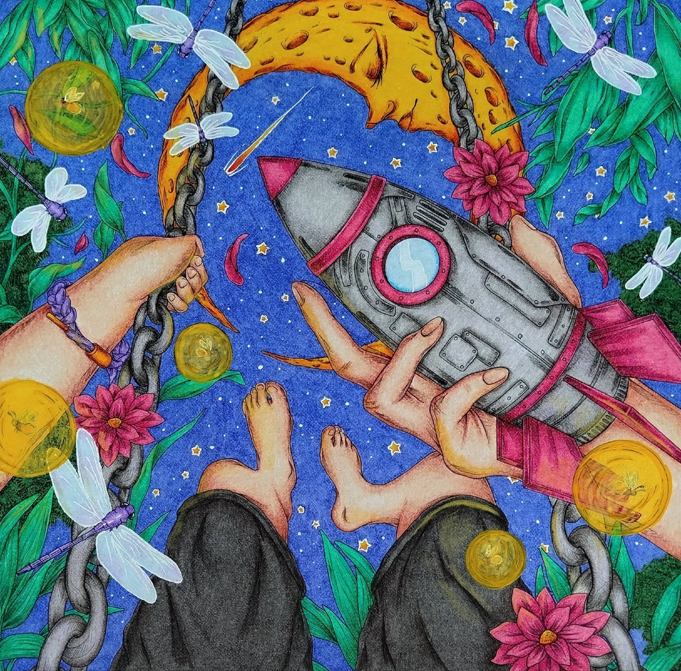 Работа от Daria_coloring_hobby