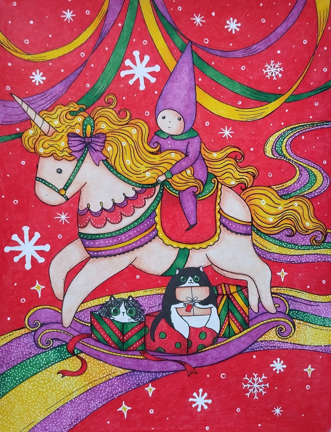 Работа от Daria_coloring_hobby