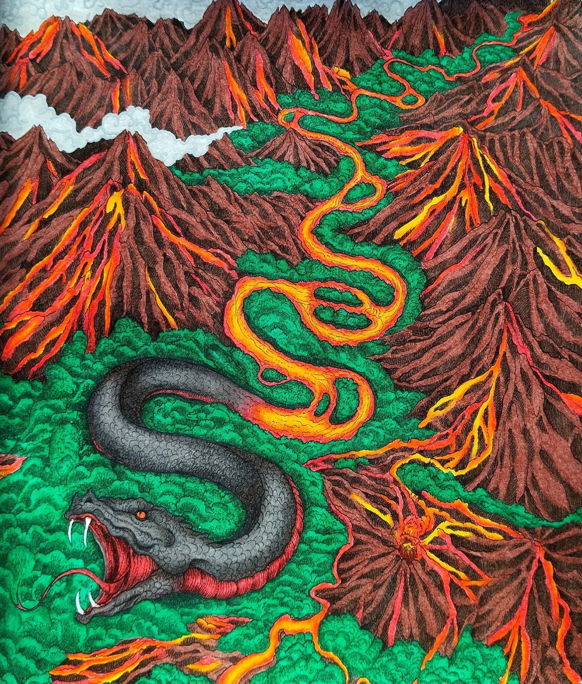 Работа от Daria_coloring_hobby