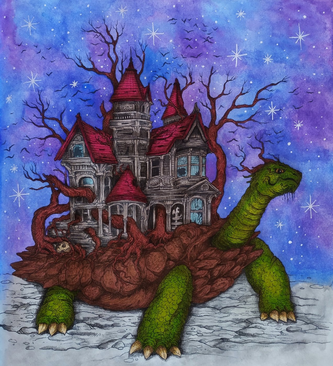 Работа от Daria_coloring_hobby
