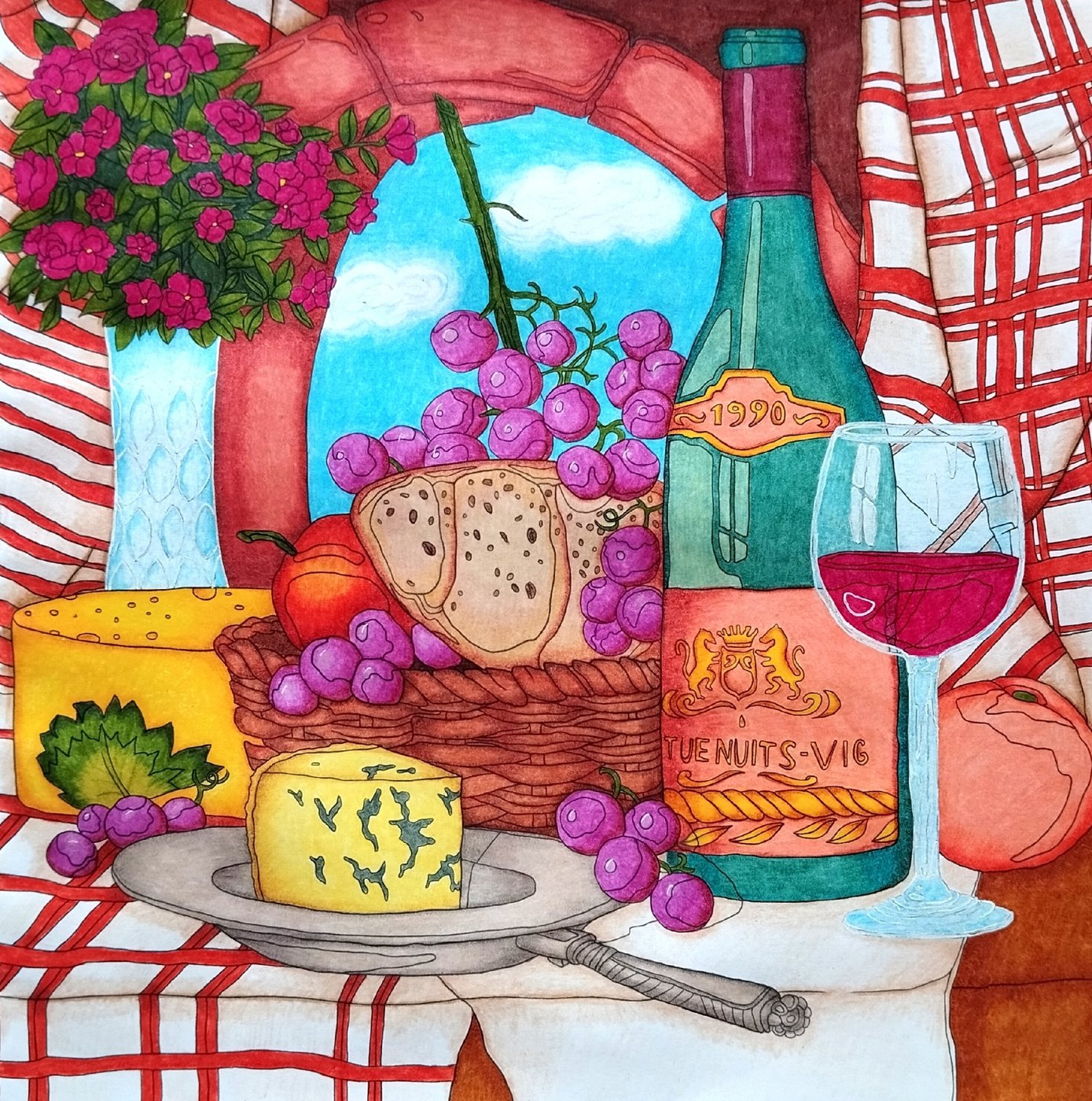 Работа от Daria_coloring_hobby