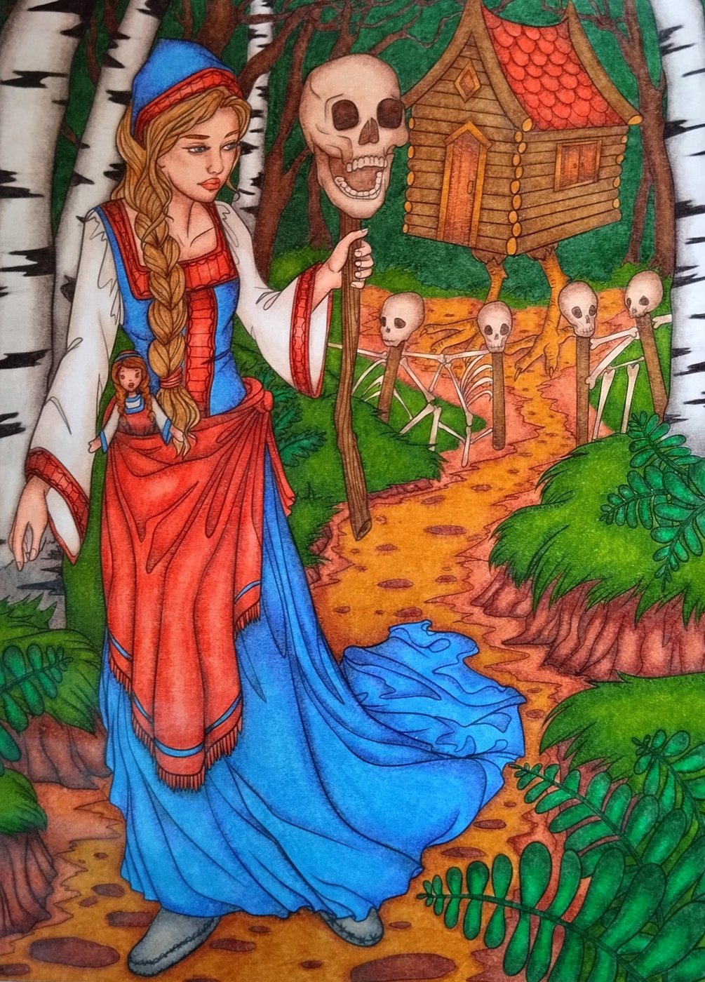 Работа от Daria_coloring_hobby
