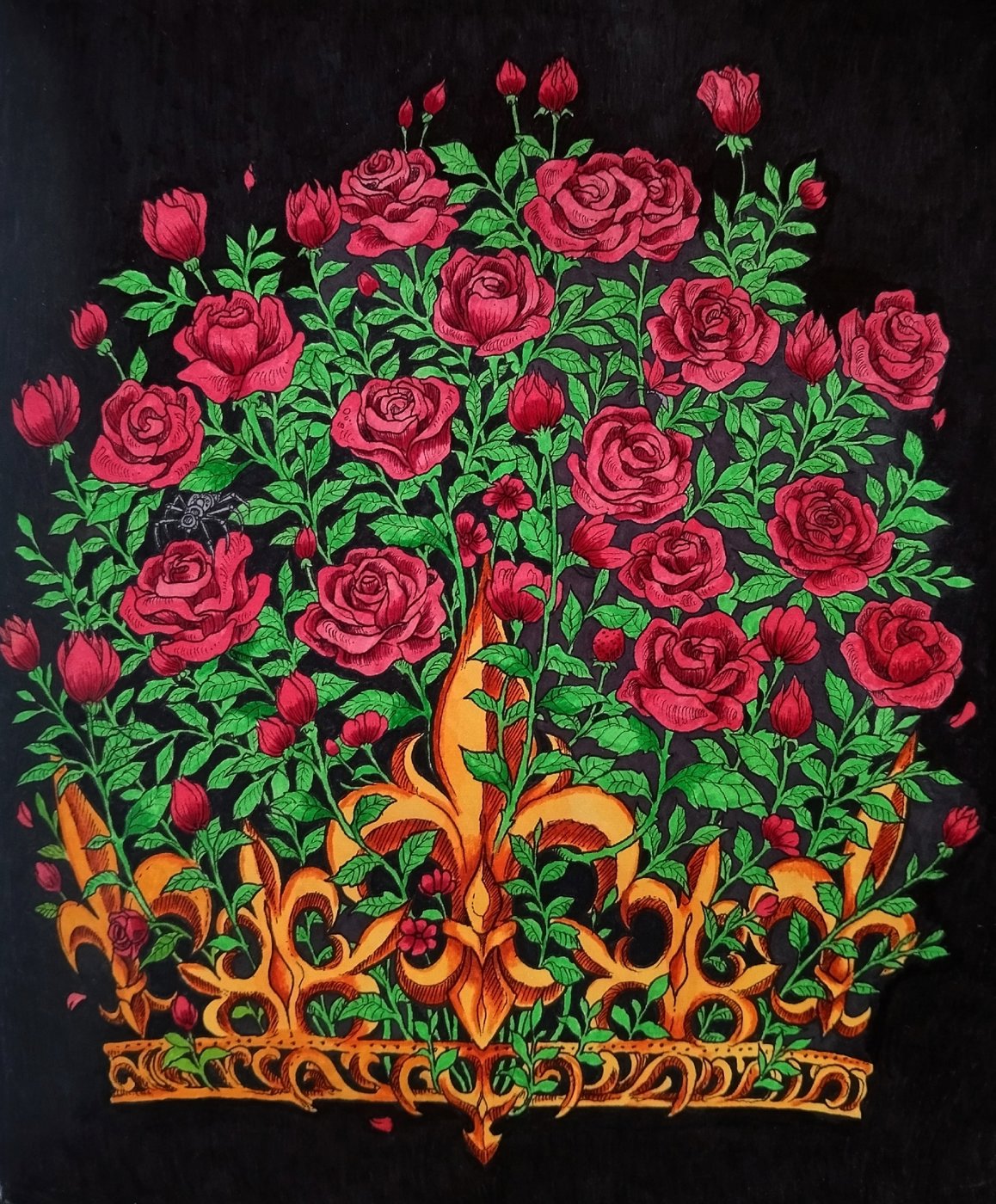 Работа от Daria_coloring_hobby