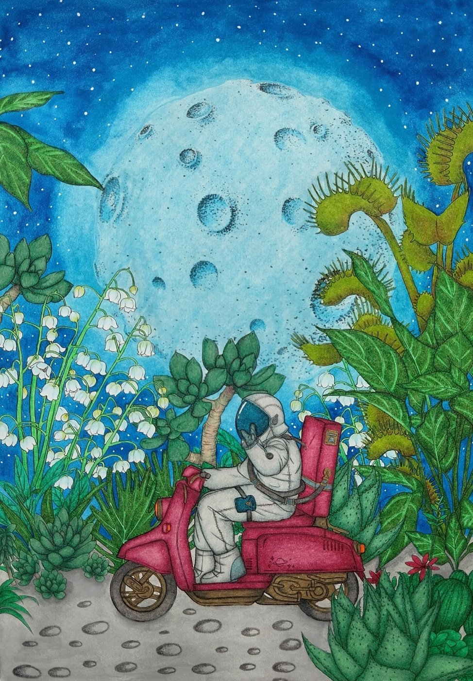 Работа от Daria_coloring_hobby