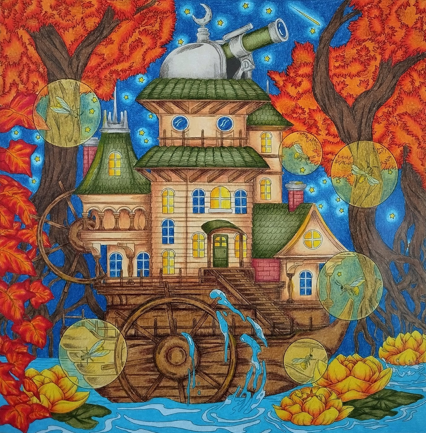 Работа от Daria_coloring_hobby