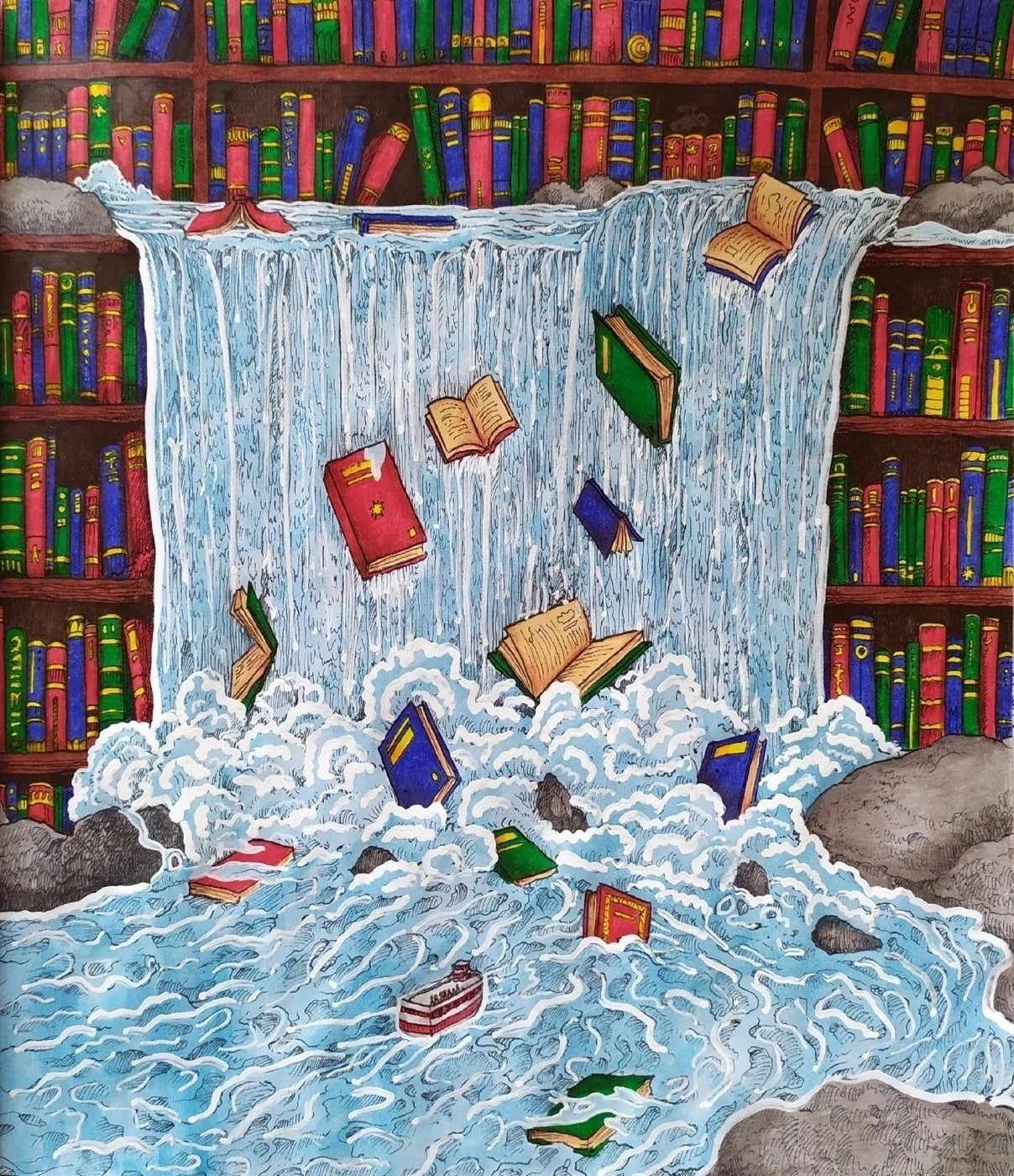 Работа от Daria_coloring_hobby