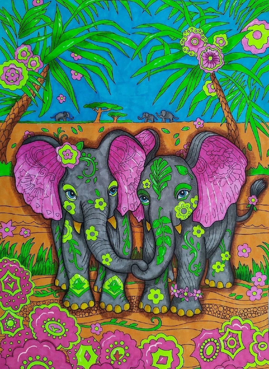 Работа от Daria_coloring_hobby