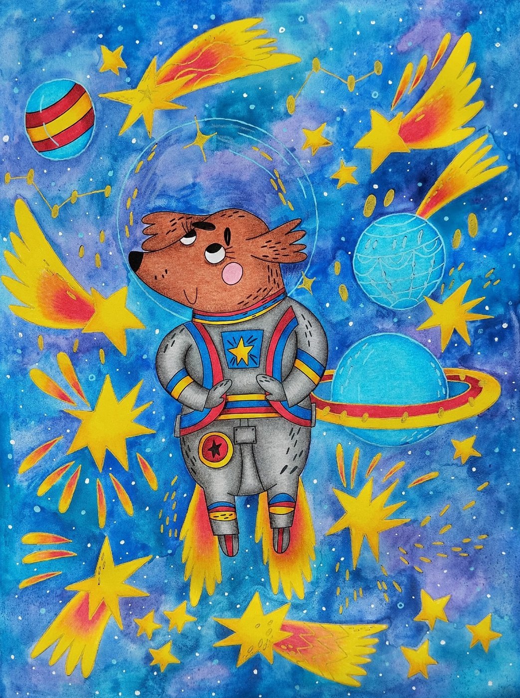 Работа от Daria_coloring_hobby