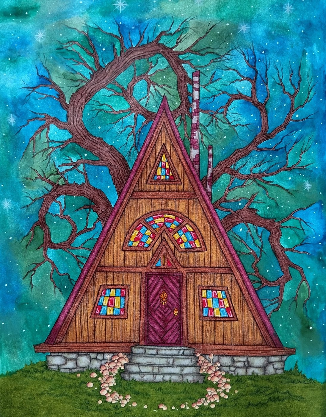 Работа от Daria_coloring_hobby