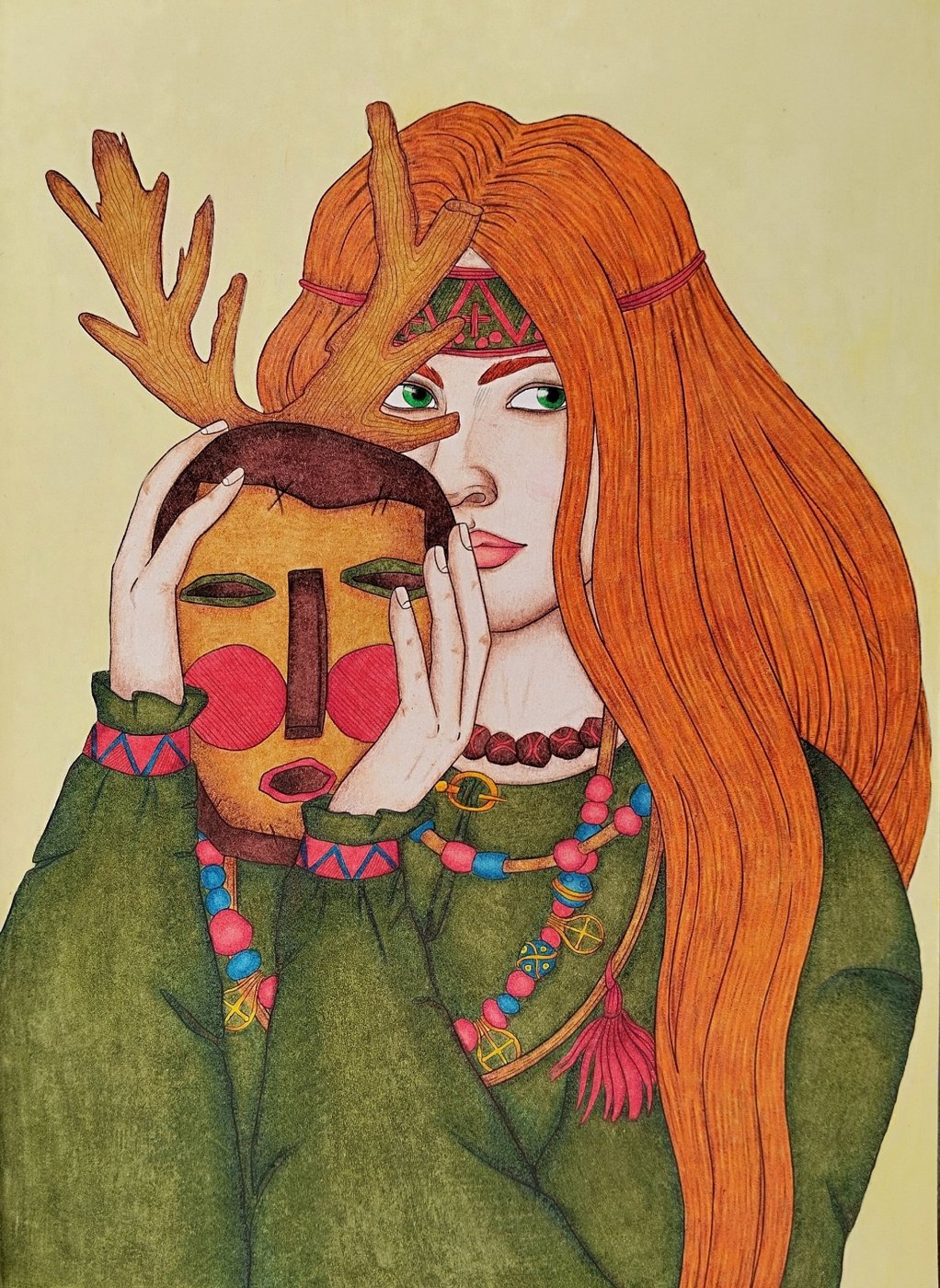 Работа от Daria_coloring_hobby