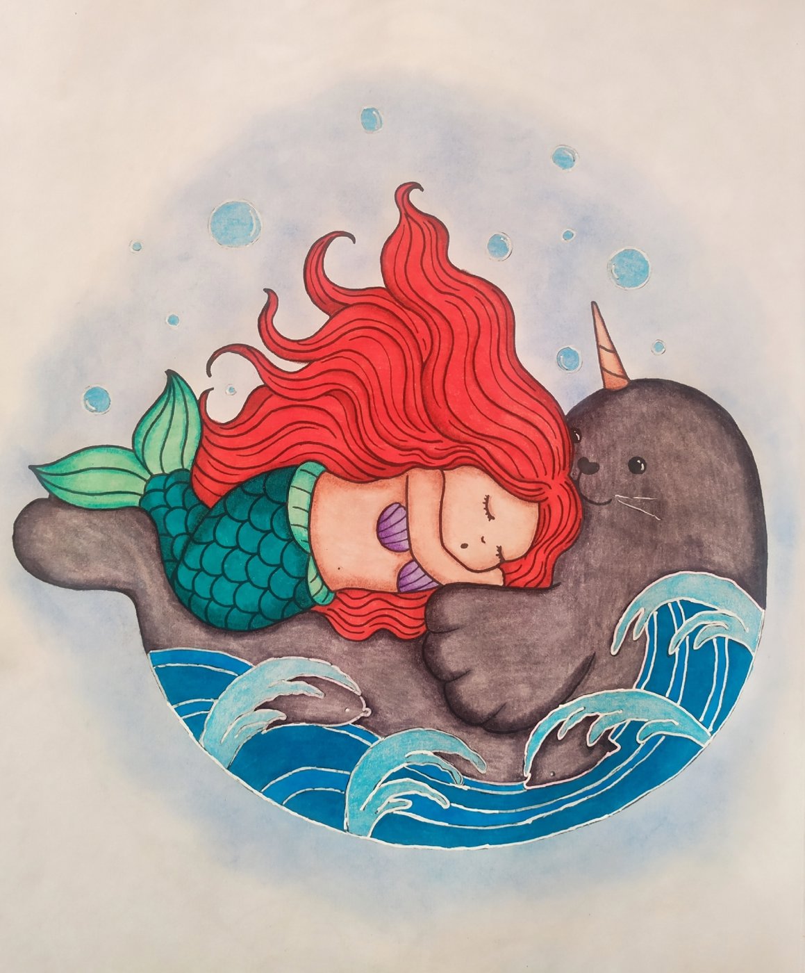 Работа от Daria_coloring_hobby