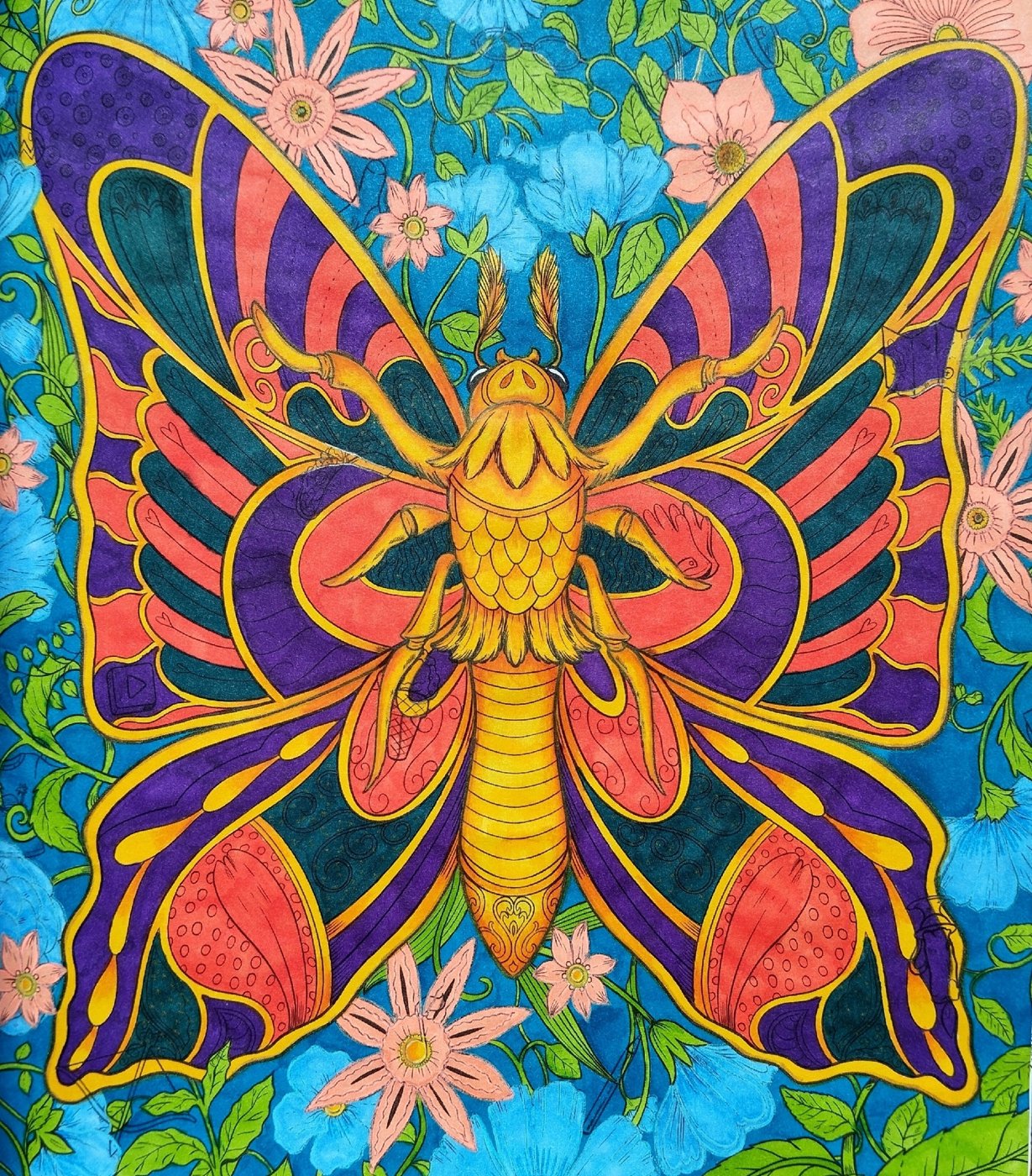 Работа от Daria_coloring_hobby