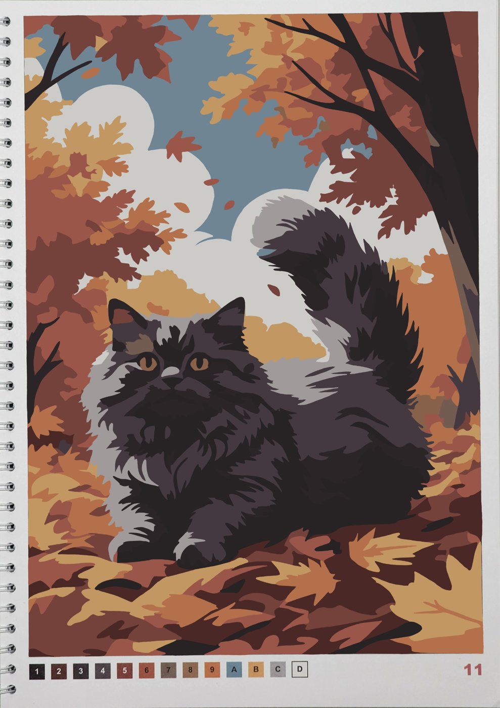 Котик в осеннем лесу от ALisenok