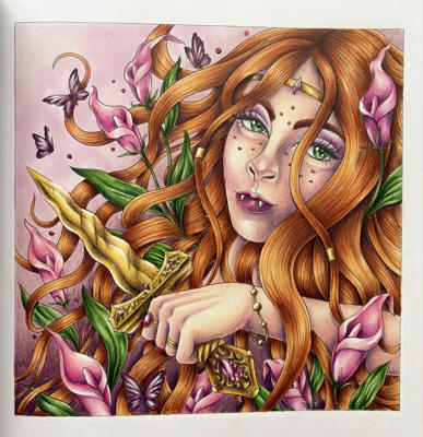 Работа @Coloring blossom