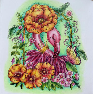 Работа @Coloring blossom
