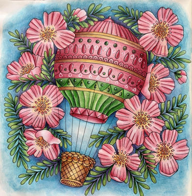 Работа @Coloring blossom
