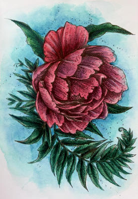 Работа @Coloring blossom