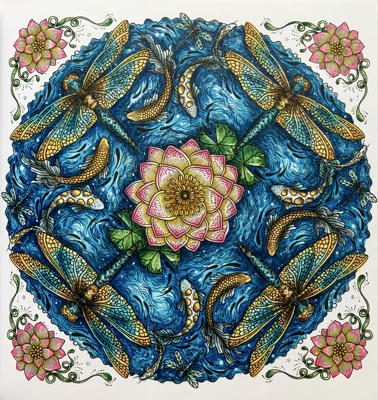 Работа @Coloring blossom