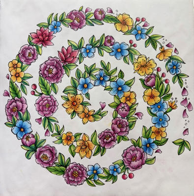 Работа @Coloring blossom