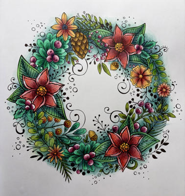 Работа @Coloring blossom
