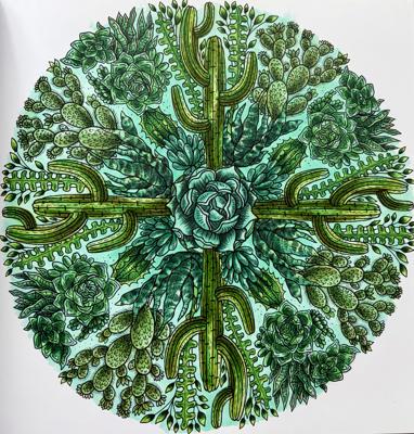 Работа @Coloring blossom