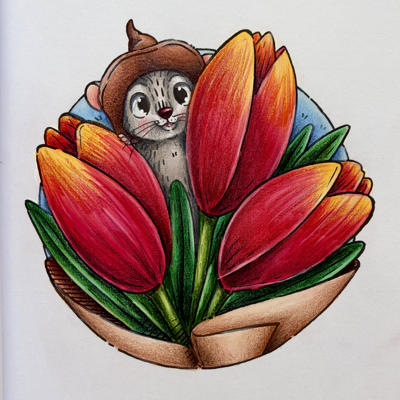Работа от Coloring blossom