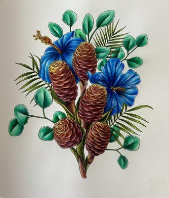 Работа @Coloring blossom