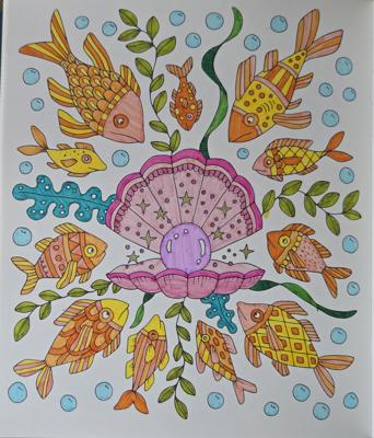 Работа от Natasha coloring girl