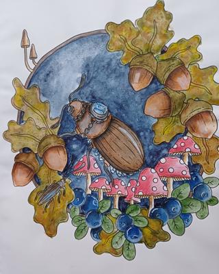 Работа от Natali75coloring