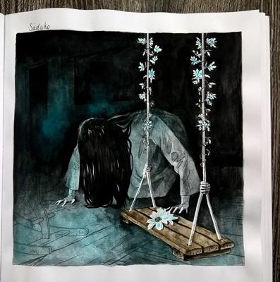 Садако Ямамура — раскрасил @AleksNordjM