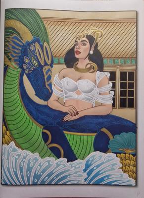 Water drago от Coloring with Marina