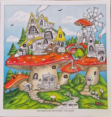 Mushroom mystery village от Coloring with Marina