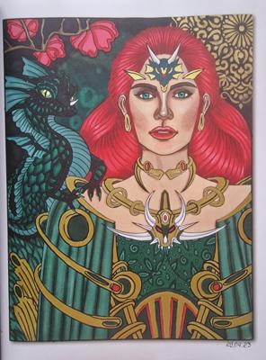 Green drago от Coloring with Marina
