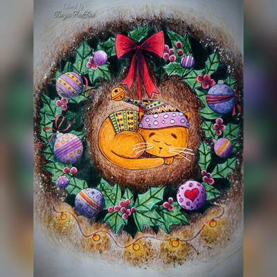 Спящий котик от Tanya RedFox