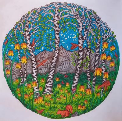 Работа от Daria_coloring_hobby