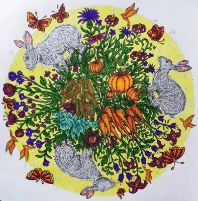 Работа от Daria_coloring_hobby