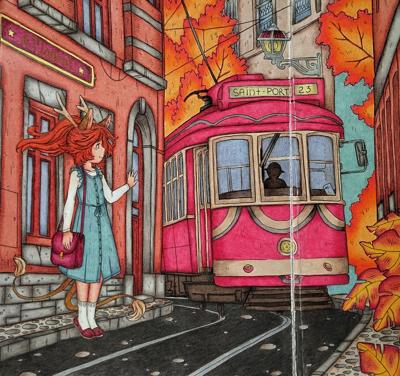 Работа от Daria_coloring_hobby