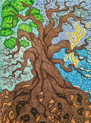 Работа от Daria_coloring_hobby
