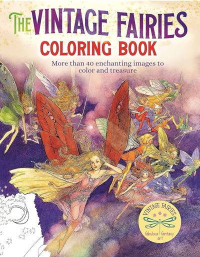 The Vintage Fairies Colouring Book