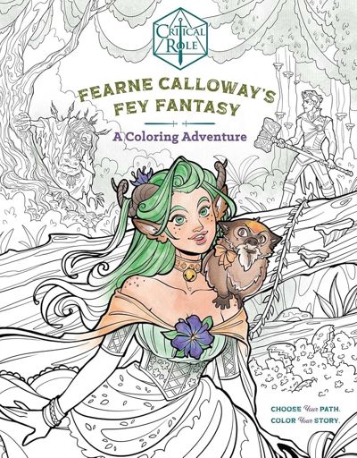 Fearne Calloway's Fey Fantasy: A Coloring Adventure